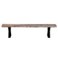 Live Edge Grey Sheesham Bench is a natural and practical desk for home, office or bedroom. The ideal furniture for working or just relaxing.