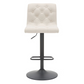 DEX II - Fabric Upholstered Adjustable Air Lift Swivel Stool (set of 2) - More Colors