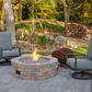 BRONSON - DIY - Block Round Gas Fire Pit Kit - All In One