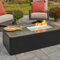 KINNEY - 55" - Rectangular Gas Fire Pit Table