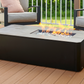 KINNEY - 55" - Rectangular Gas Fire Pit Table