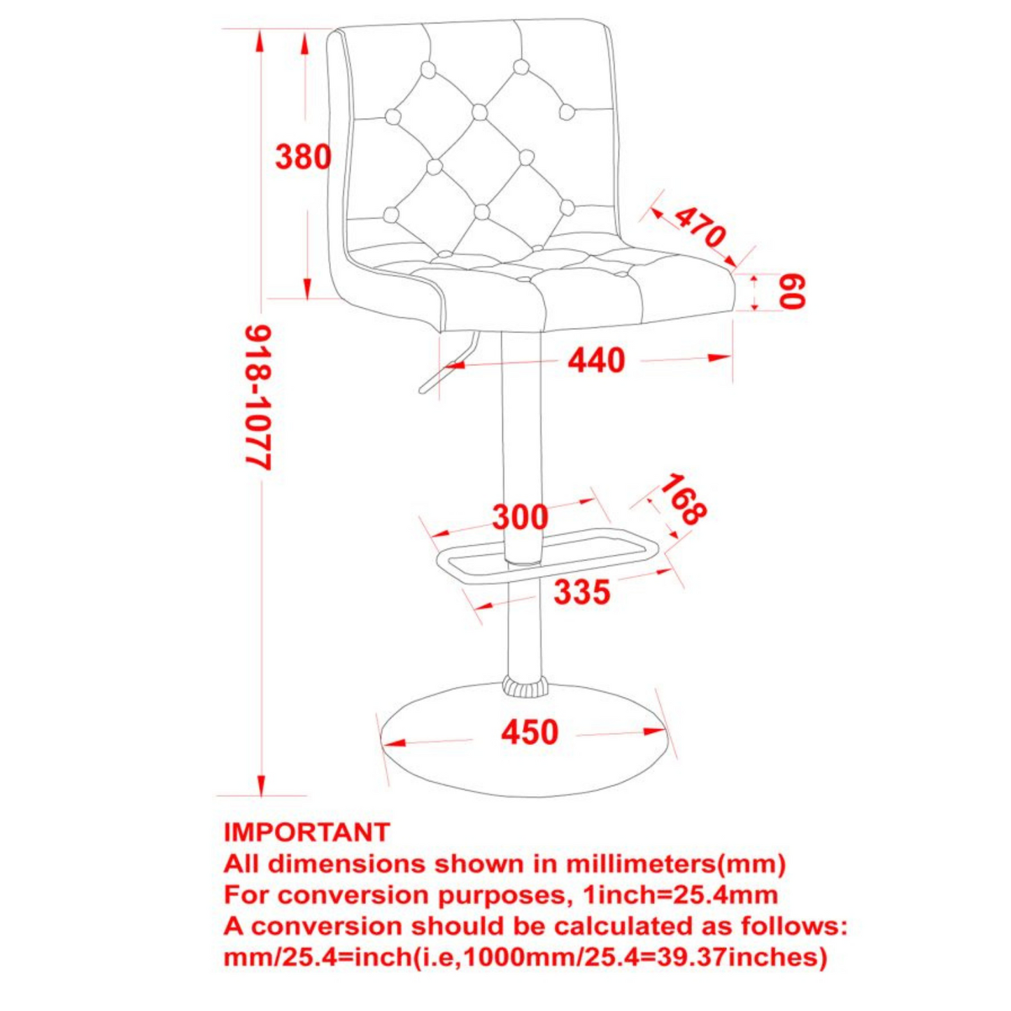 DEX II - Fabric Upholstered Adjustable Air Lift Swivel Stool (set of 2) - More Colors