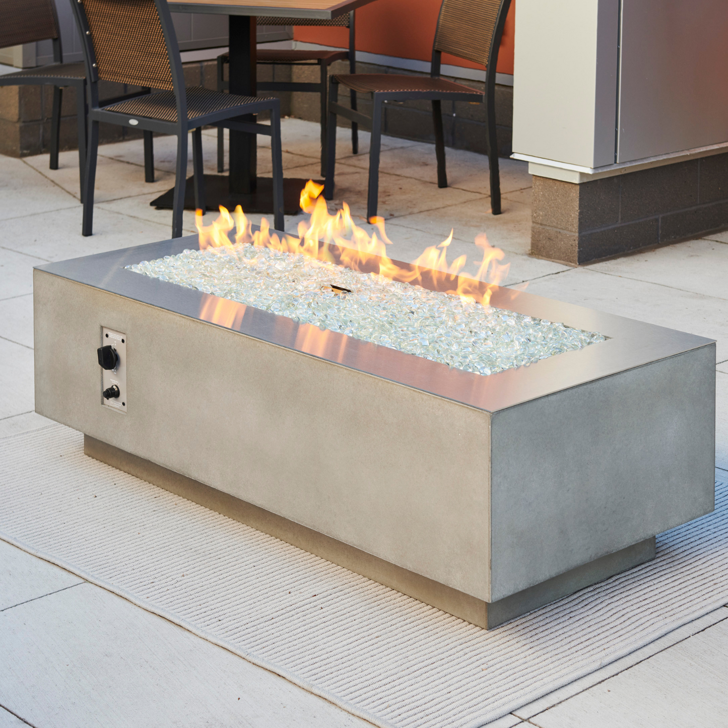 COVE - 54" - Linear Gas Fire Pit Table - More Colors