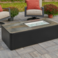 KINNEY - 55" - Rectangular Gas Fire Pit Table