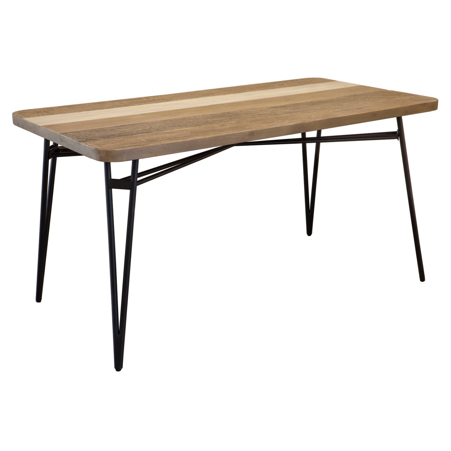 Embrace nature and elegance with the Metro Noir Havana Dining Table. Robust Acacia wood and durable Iron legs. Rustic charm meets modern farmhouse aesthetic.