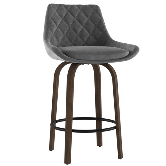 The Kenzo 26" Counter Stool is a perfect furniture for children and adults alike. The chair features a playful design that would make any room more inviting. 