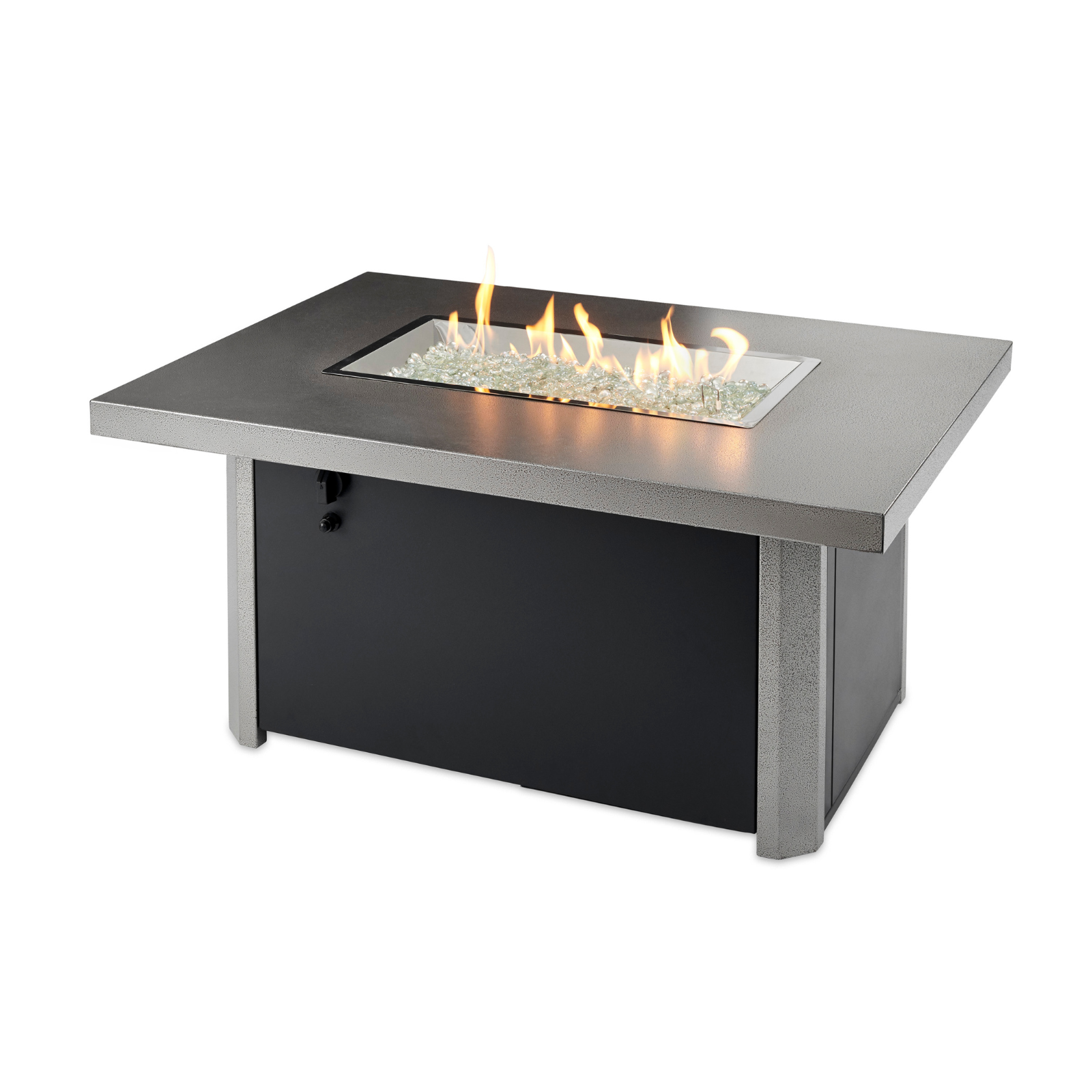 Enhance your outdoor ambiance with the Caden Rectangular Gas Fire Pit Table. Experience warmth, style, and relaxation in your backyard oasis.