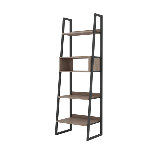 "Introducing the Irondale Modular Bookcase, a timeless fusion of industrial and rustic aesthetics. Meticulously handcrafted from premier Acacia wood, it offers ample storage and decor display. Grey iron frame complements soft wood grains. Exude an industrial vibe with urban sophistication and rustic allure."