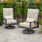 Upgrade your outdoor space with the Lyndale Swivel Rocking Chairs. These modern chairs offer comfort and style with high backs, durable construction, and a soothing rocking motion. Enjoy the outdoors in relaxation and elegance.