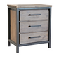 "Experience functionality and style with the Irondale Nightstand. Ample storage space for an organized room. Robust solid acacia wood construction with a grey iron frame for an industrial vibe. Rustic elements elevate your master bedroom. Let the Irondale Nightstand be a testament to your unique style."