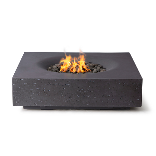 Experience warmth and style with the Infinity Fire Table. Elevate your outdoor space with this sleek and functional centerpiece, perfect for cozy gatherings and nights under the stars.