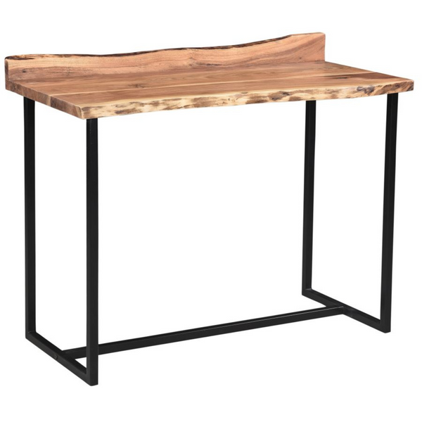 The solid acacia wood desk is a beautiful and functional piece of furniture. It can be used as a kitchen desk, office desk, or console table in any room of your home.