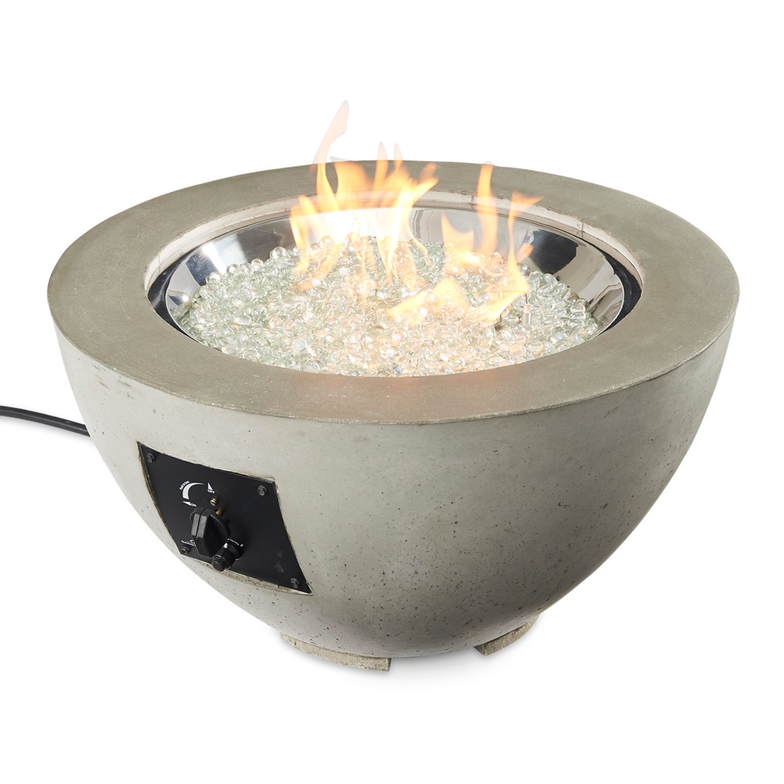 Enhance your outdoor gatherings with the Cove 29" Round Gas Fire Pit Bowl. Enjoy warmth, ambiance, and stylish design in your backyard oasis.