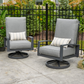 LYNDALE (Set of 2) - Highback Swivel Rocking Chairs - Mores Colors