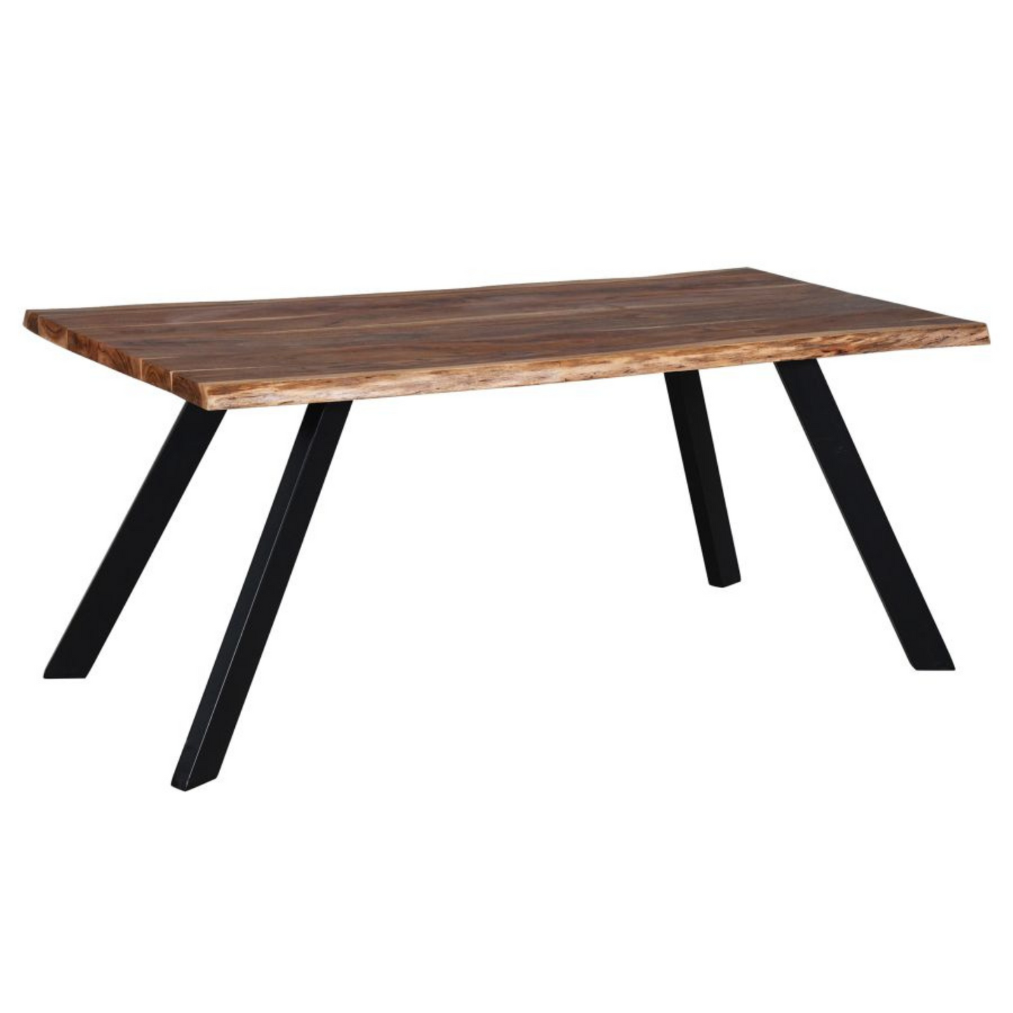 VIRAG - 70" Solid Acacia Wood Dining Table - Live Edge