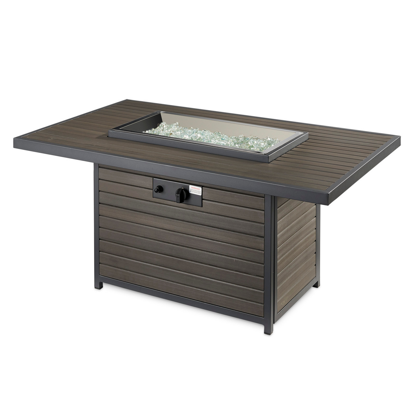 BROOKS - 50" - Rectangular Gas Fire Pit Table