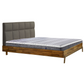 REMIX BED - Acacia wood/Polyester Upholstery/RubberWood - More Sizes