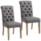 MELIA - FABRIC DINING CHAIR (set of 2) - More Colors