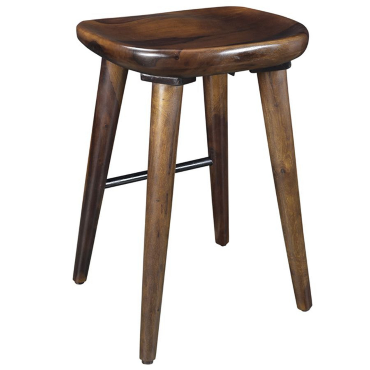 TAHOE - Counter Stool - Solid Wood - Sheesham Grain Pattern - More Colors