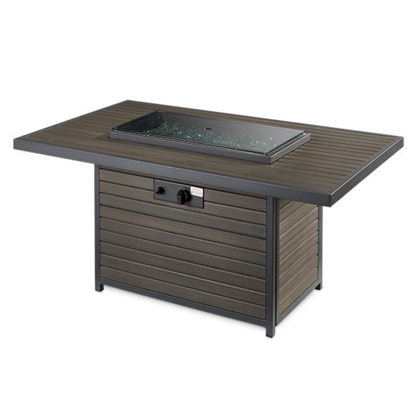 BROOKS - 50" - Rectangular Gas Fire Pit Table