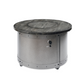 EDISON - Round Gas Fire Pit Table