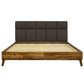 REMIX BED - Acacia wood/Polyester Upholstery/RubberWood - More Sizes