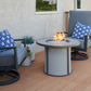 Elevate your outdoor ambiance with the compact and versatile Stonefire Gas Fire Pit Table. Its elegant design, compatible with propane and natural gas, creates a warm and inviting atmosphere. Enjoy the dual functionality of a fire pit and a functional table, all while ensuring safety and quality.