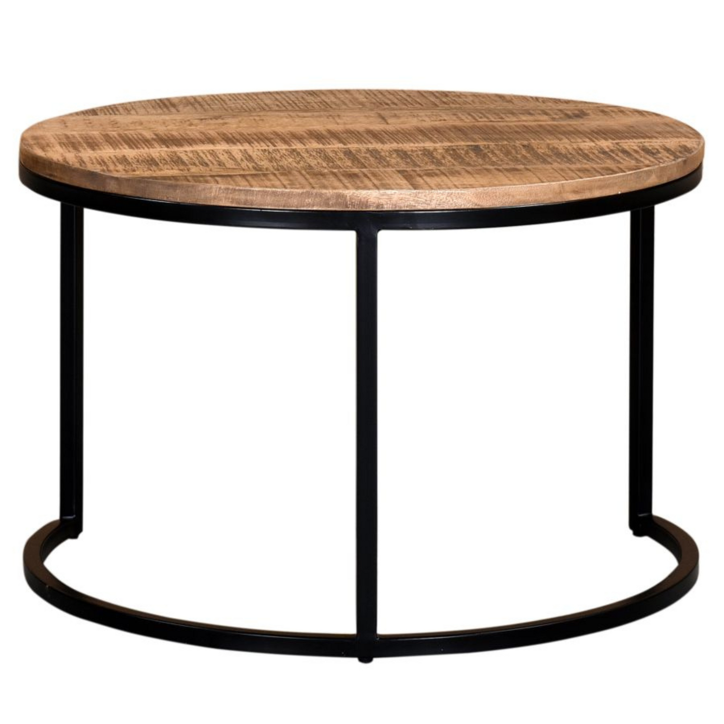 DARSH - Round Coffee Table Set (3) - Mango Wood