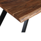 VIRAG - 70" Solid Acacia Wood Dining Table - Live Edge