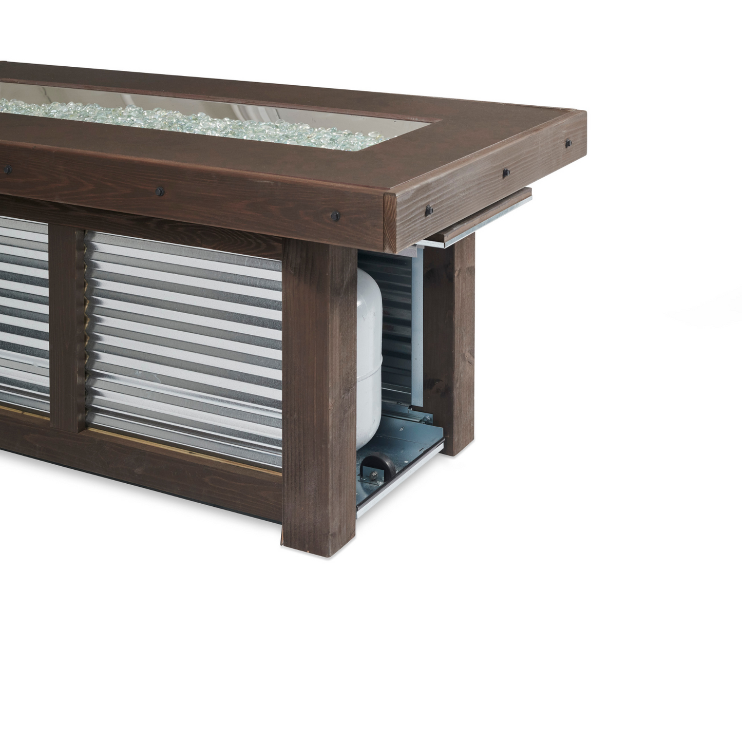 DENALI BREW - 56" - Linear Gas Fire Pit Table