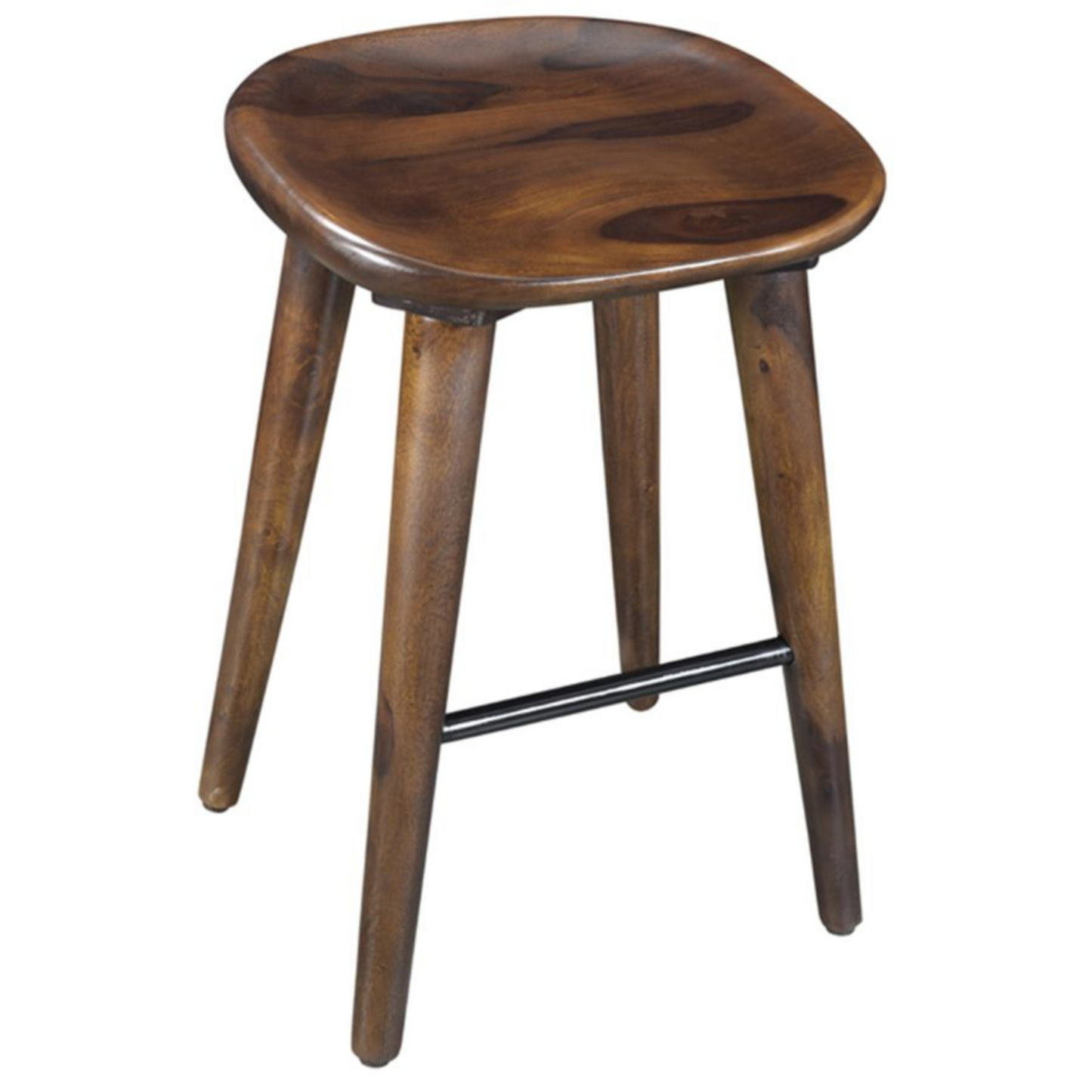 TAHOE - Counter Stool - Solid Wood - Sheesham Grain Pattern - More Colors