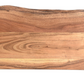 VIRAG - 48" Solid Acacia Wood Coffee Table - Live Edge