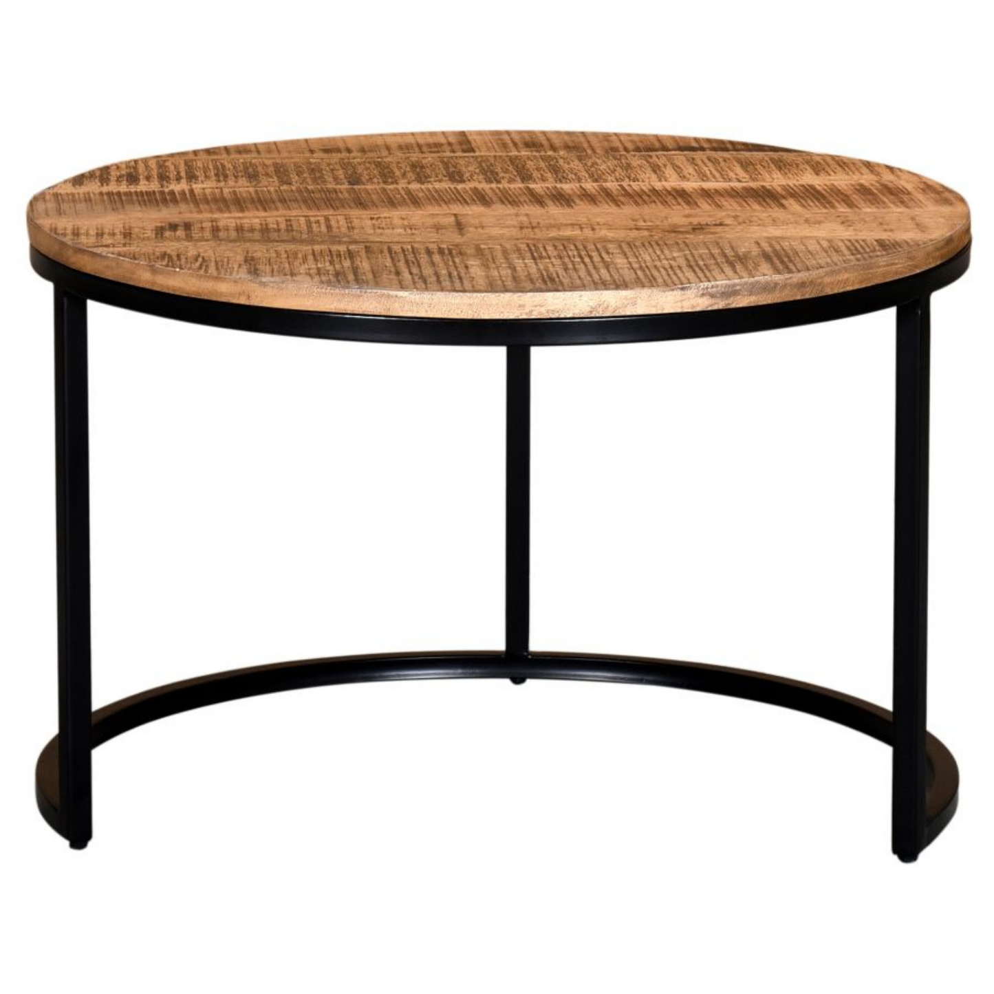 DARSH - Round Coffee Table Set (3) - Mango Wood