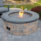 BRONSON - DIY - Block Round Gas Fire Pit Kit - All In One