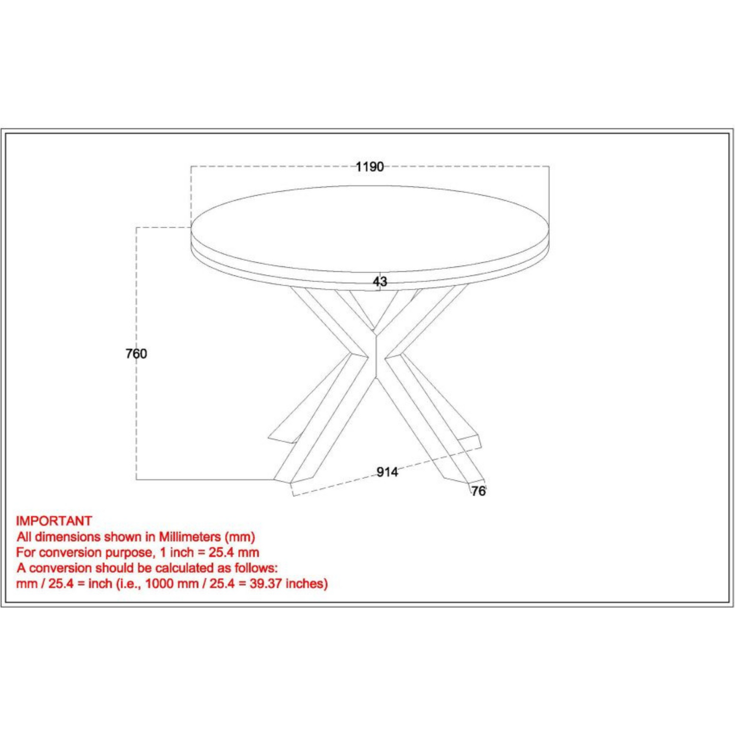 Dining Set - 5pcs - ARHAN/MIA