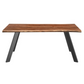 VIRAG - 70" Solid Acacia Wood Dining Table - Live Edge