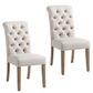 MELIA - FABRIC DINING CHAIR (set of 2) - More Colors