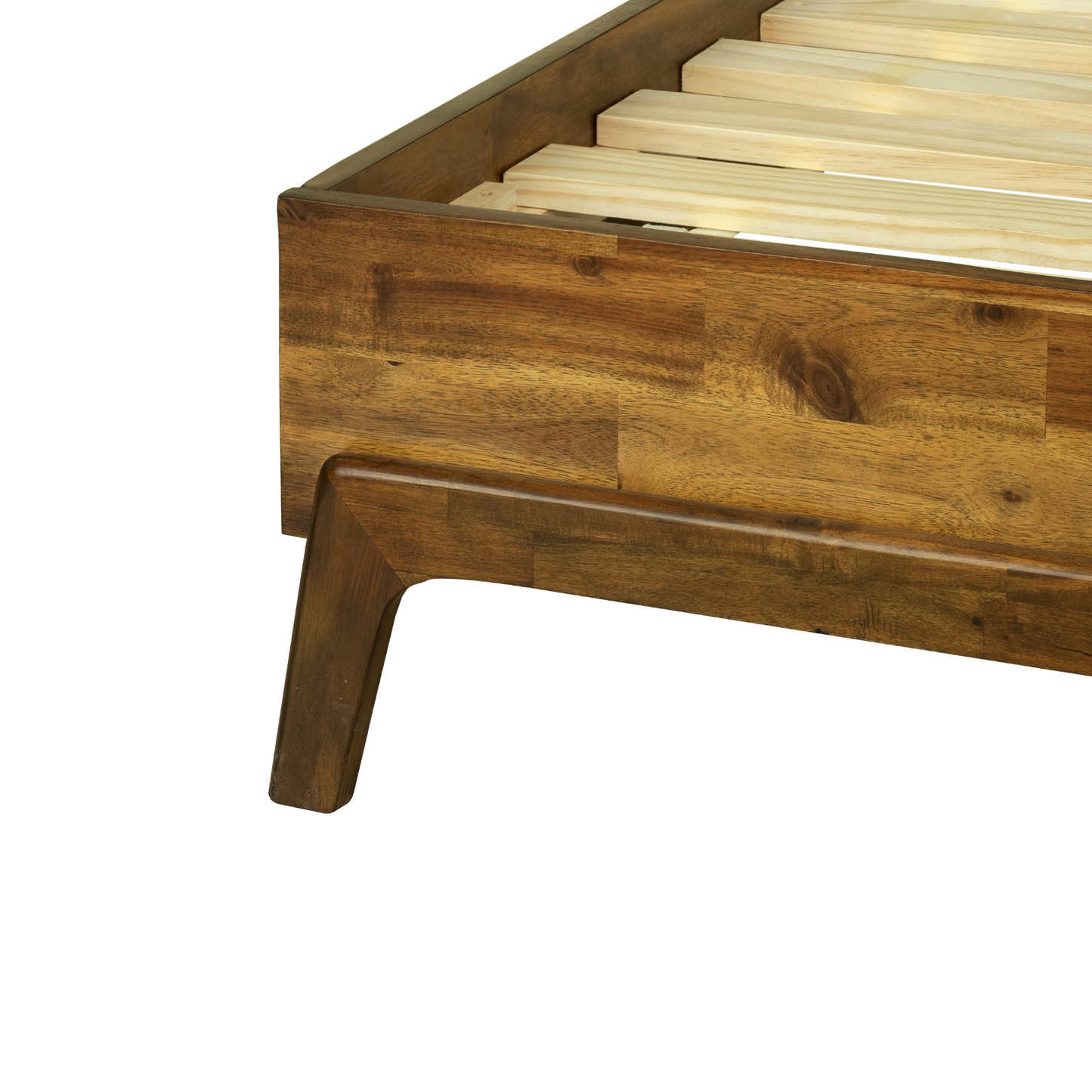 REMIX BED - Acacia wood/Polyester Upholstery/RubberWood - More Sizes