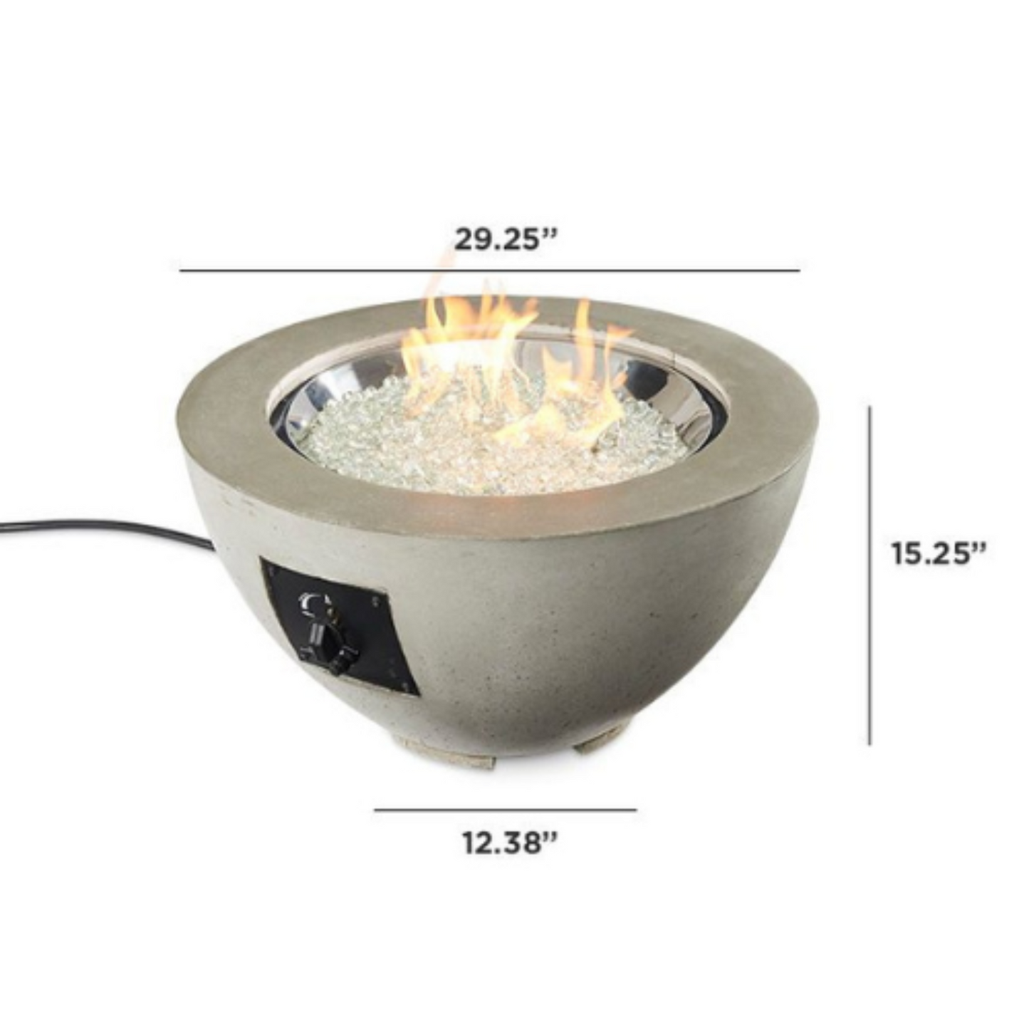 COVE - 29" - Round Gas Fire Pit Bowl