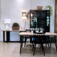 METRO NOIR HAVANA DINING TABLE - Acacia Wood/Iron