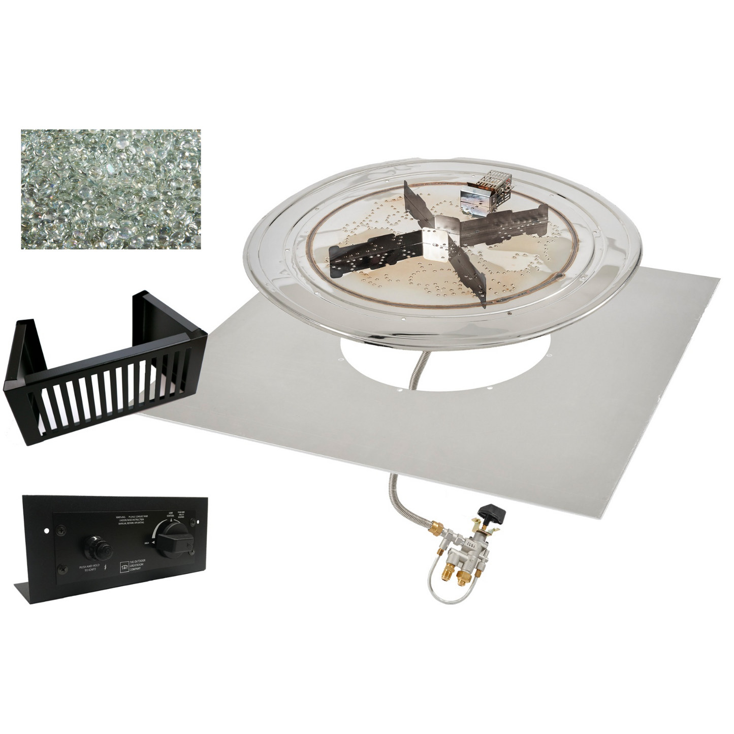 DIY - SQUARE/ROUND - Do-It-Yourself Burner Kits - More Sizes