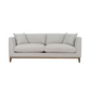 Experience refined luxury with the Harmony Sofa. Crafted from oak, pine, and plywood, this sofa offers a seamless fusion of modern design and comfort. Plush foam cushions and feather-filled pillows provide supreme comfort, while the woven tweed neutral upholstery adds an elegant touch to your living space.