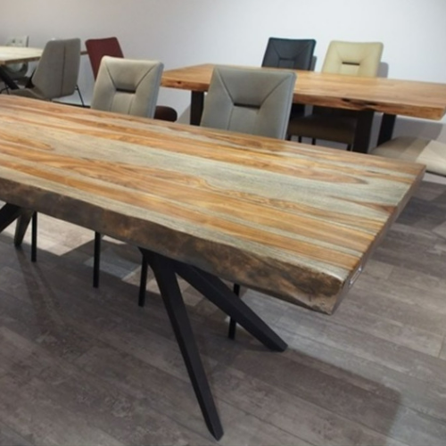 [TOP ONLY] Dining Table - Live Edge Sheesham Wood - More Sizes