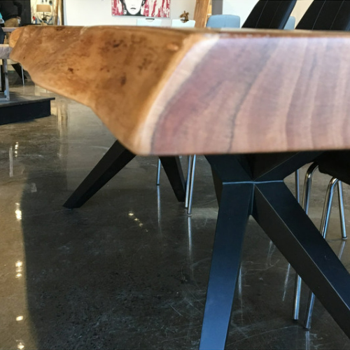 [TOP ONLY] Dining Table - Live Edge Acacia Wood - More Sizes