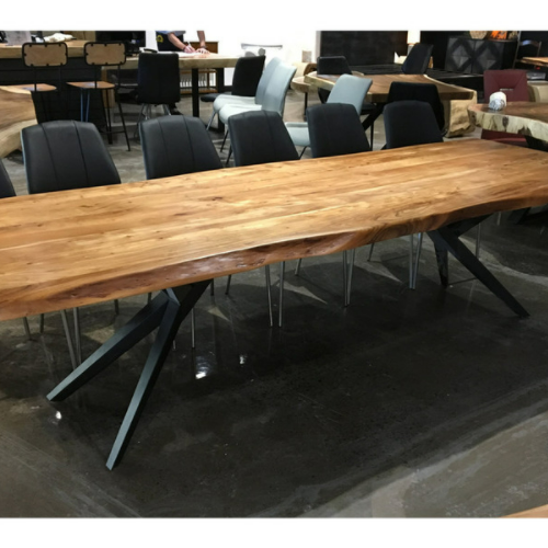 [TOP ONLY] Dining Table - Live Edge Acacia Wood - More Sizes