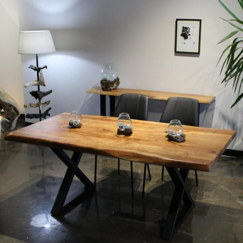 [TOP ONLY] Dining Table - Live Edge Acacia Wood - More Sizes